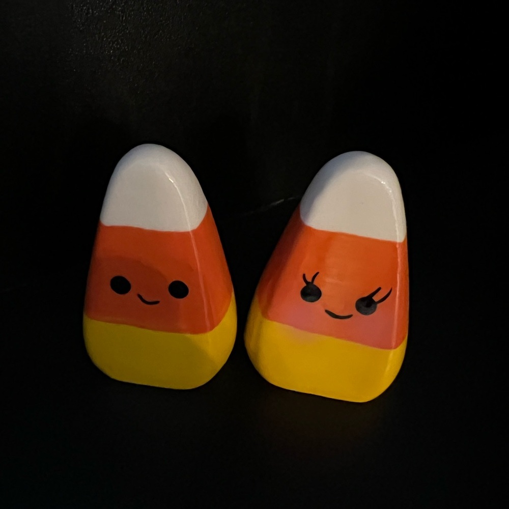 Candy corn salt and pepper shakers